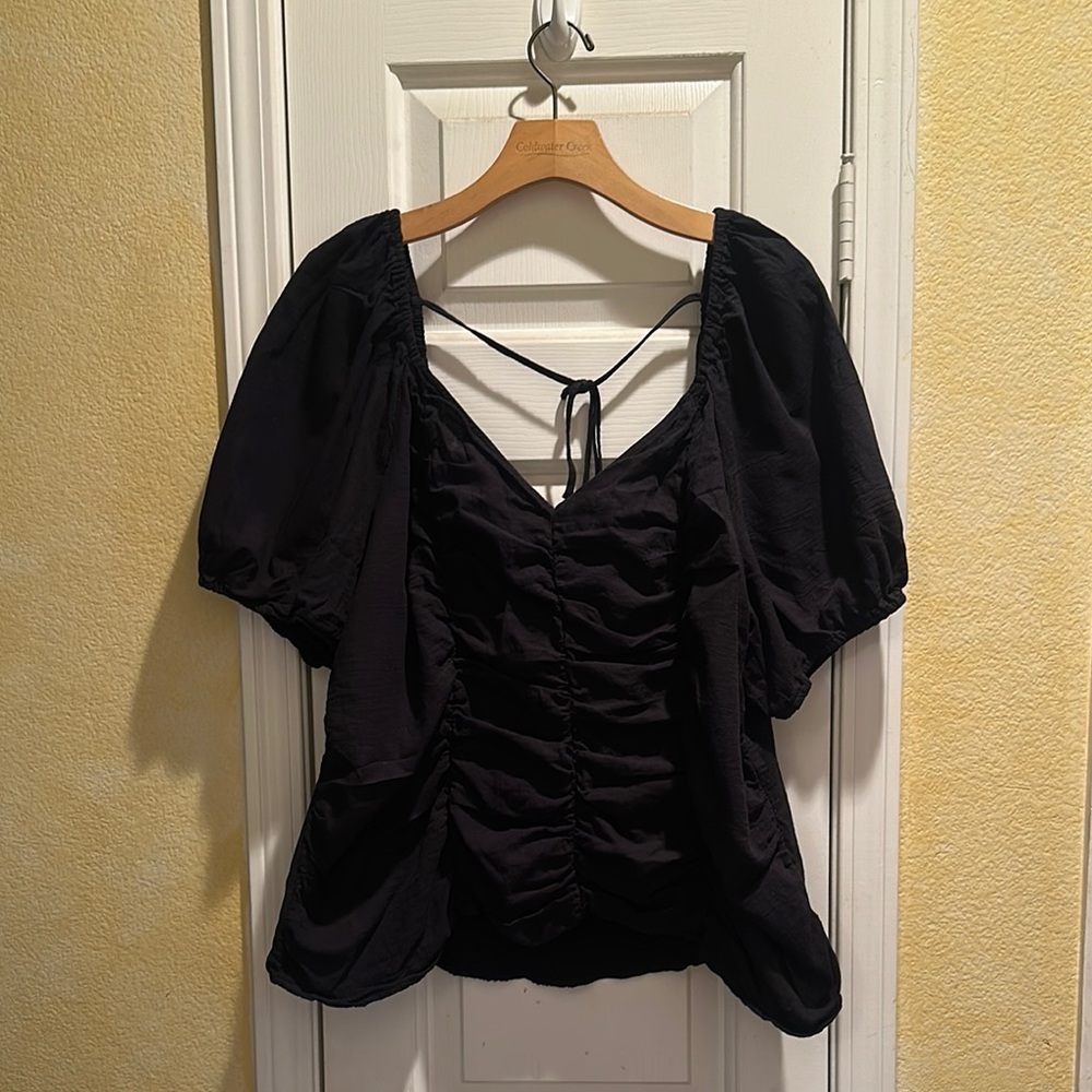 Chic Black Women's Top